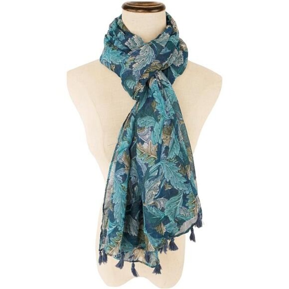 Large Boho Scarf for Women Lightweight Floral Printed Scarves Fall Winter - Picture 3 of 6